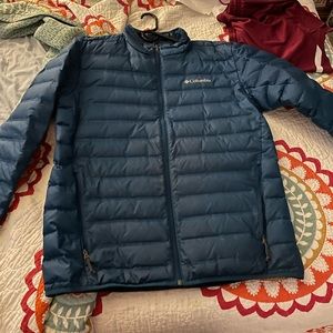 Columbia puffer jacket (blue) size: L